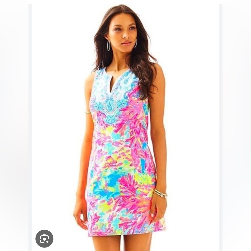 🌈 NWT Lilly Pulitzer Fallon shift in palm beach coral